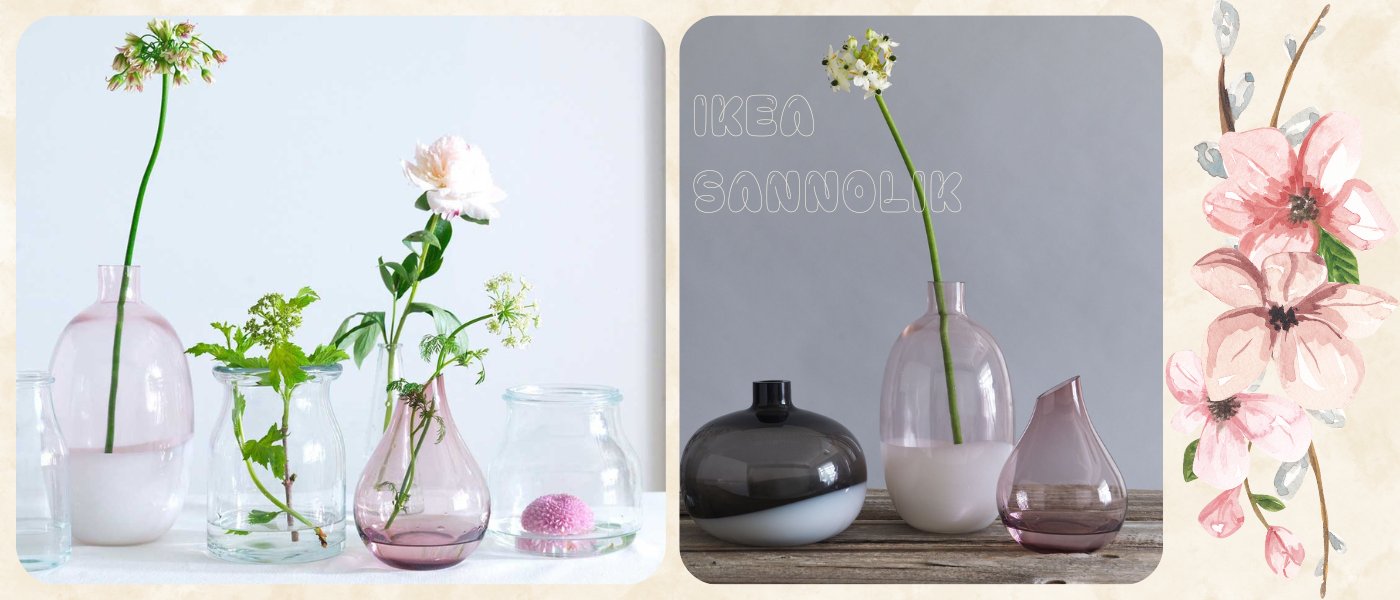 گلدان ایکیا مدل IKEA SANNOLIK